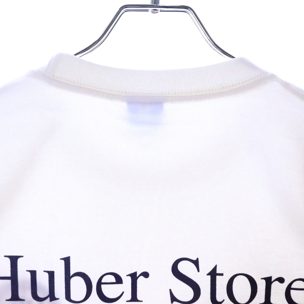 HUBER STORE(ヒューバーストア) 25SS ORIGINAL ENBLEM TEE オリジナルエンブレムTシャツ ホワイト