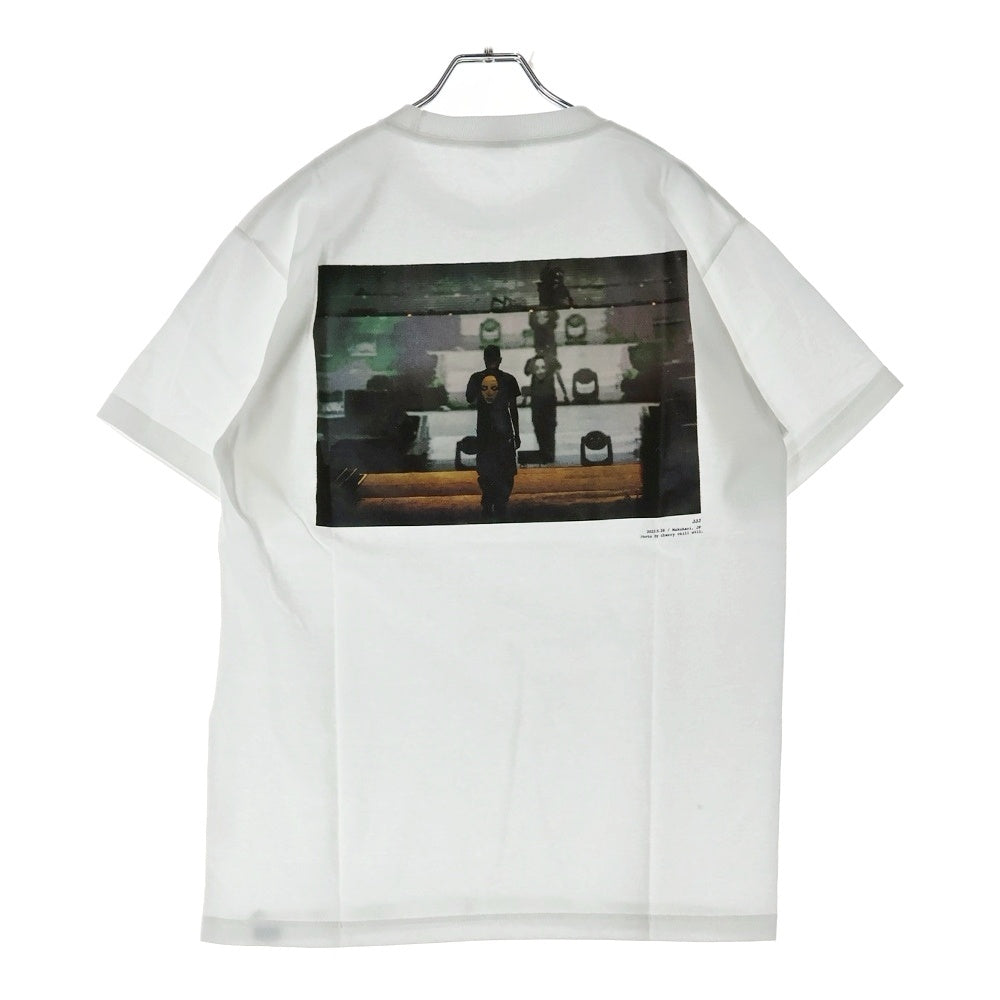 NO BRAND(ノーブランド) POP YOURS JJJ Live Photo Tee ポップユアーズ ジェイジェイジェイ ライブフォトTシャツ ホワイト