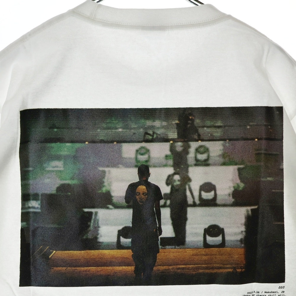 NO BRAND(ノーブランド) POP YOURS JJJ Live Photo Tee ポップユアーズ ジェイジェイジェイ ライブフォトTシャツ ホワイト