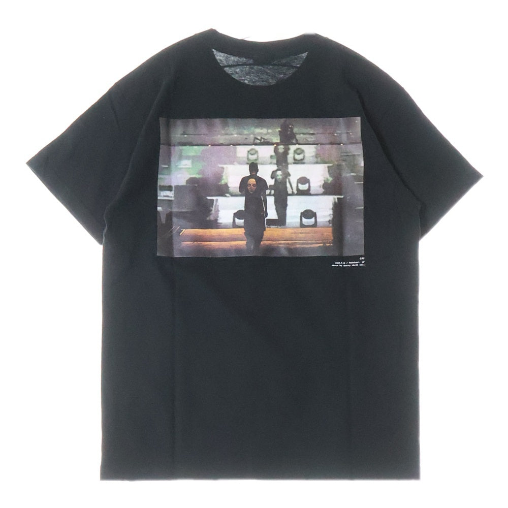 NO BRAND(ノーブランド) POP YOURS JJJ Live Photo Tee ポップユアーズ ジェイジェイジェイ ライブフォトTシャツ ブラック