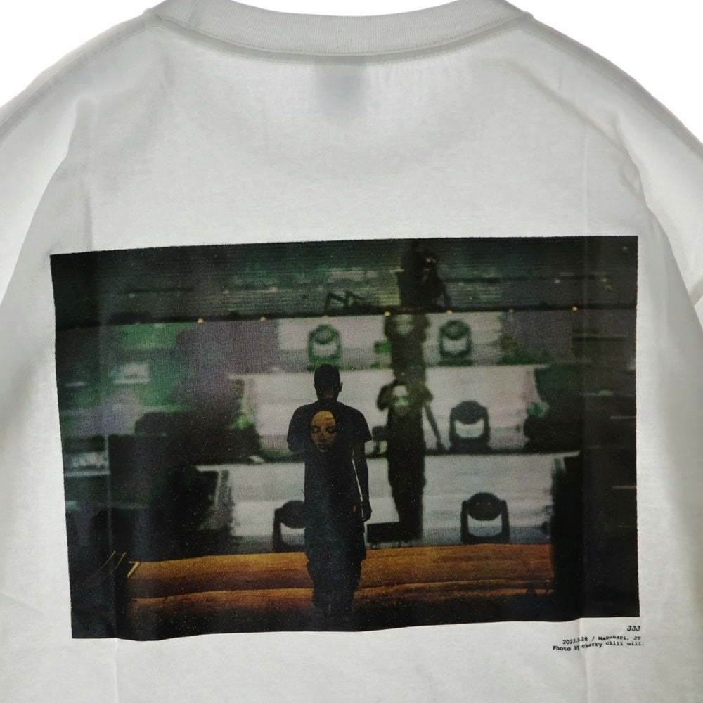 NO BRAND(ノーブランド) POP YOURS JJJ Live Photo Tee ポップユアーズ ジェイジェイジェイ ライブフォトTシャツ ホワイト