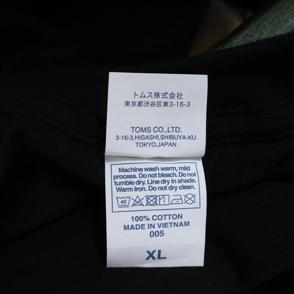 NO BRAND(ノーブランド) POP YOURS JJJ Live Photo Tee ポップユアーズ ジェイジェイジェイ ライブフォトTシャツ ブラック