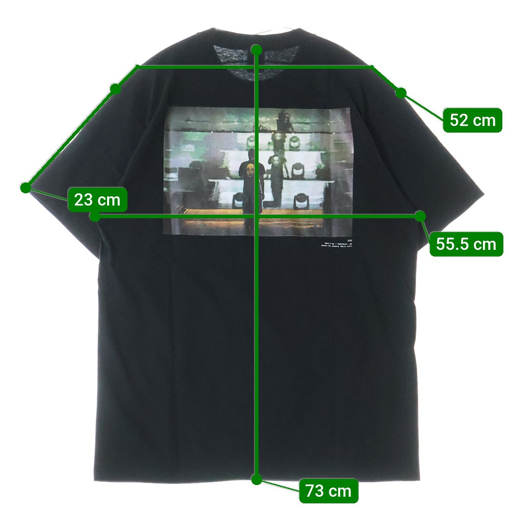 NO BRAND(ノーブランド) POP YOURS JJJ Live Photo Tee ポップユアーズ ジェイジェイジェイ ライブフォトTシャツ ブラック