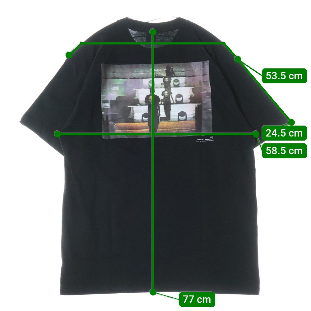 NO BRAND(ノーブランド) POP YOURS JJJ Live Photo Tee ポップユアーズ ジェイジェイジェイ ライブフォトTシャツ ブラック