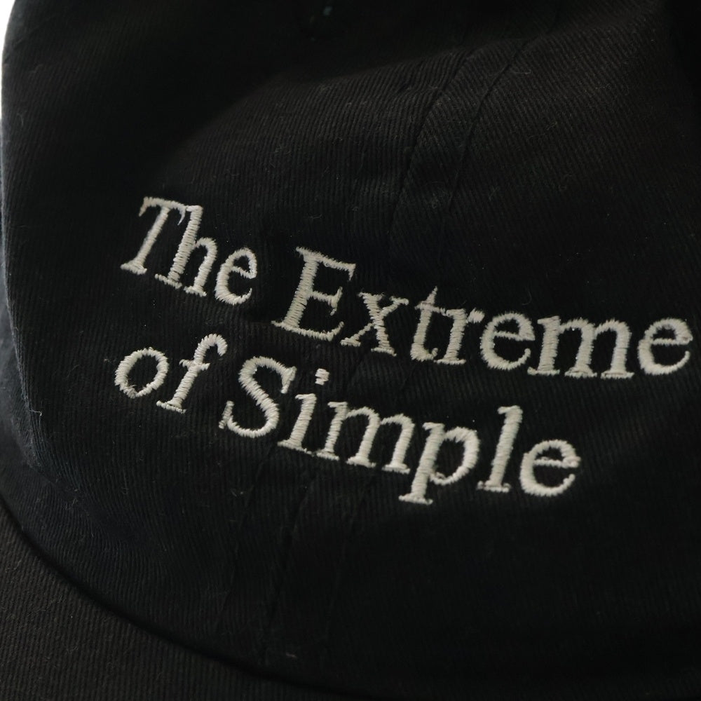The Ennoy Professional(エンノイプロフェッショナル) The Extreme of Simple Cap ザ エクストリーム オブ シンプル キャップ ブラック
