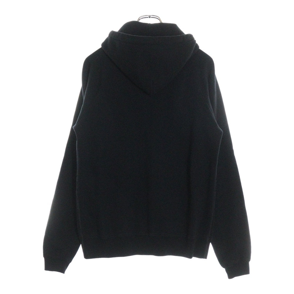 TENDERLOIN(テンダーロイン) 05AW T-ZIP UP PARKA チェーンステッチロゴ コットン スウェット ジップアップパーカー ブラック/グリーン