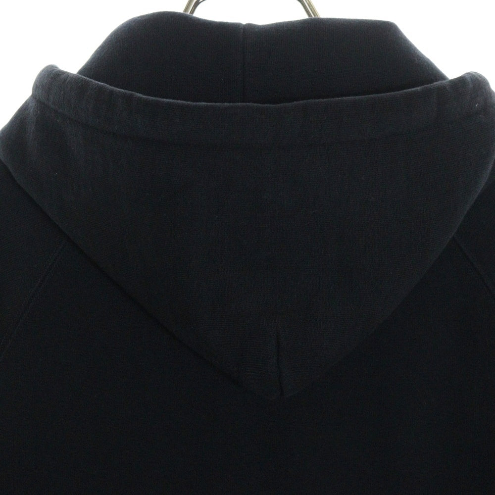 TENDERLOIN(テンダーロイン) 05AW T-ZIP UP PARKA チェーンステッチロゴ コットン スウェット ジップアップパーカー ブラック/グリーン