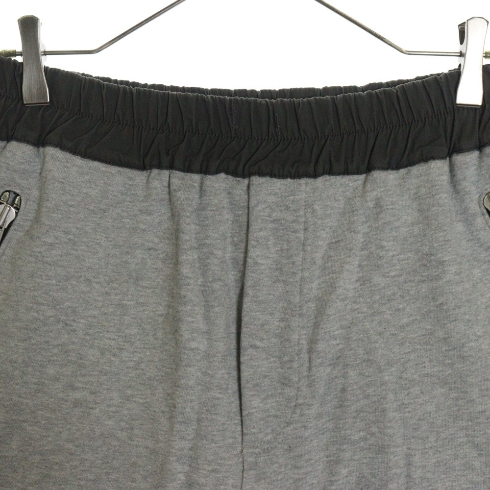 FEAR OF GOD(フィアオブゴッド) FOURTH COLLECTION リブ切替 ジップポケット カットオフ スウェット ショートサルエルパンツ グレー