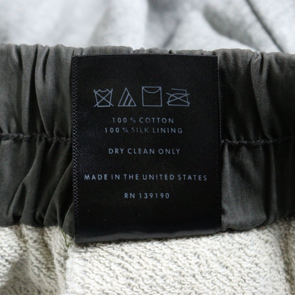 FEAR OF GOD(フィアオブゴッド) FOURTH COLLECTION リブ切替 ジップポケット カットオフ スウェット ショートサルエルパンツ グレー