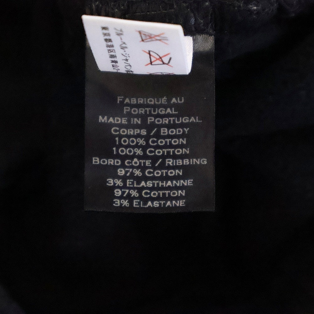 BALMAIN(バルマン) ポルトガル製 コットン スウェット バイカーパンツ ブラック W6HJ583B928