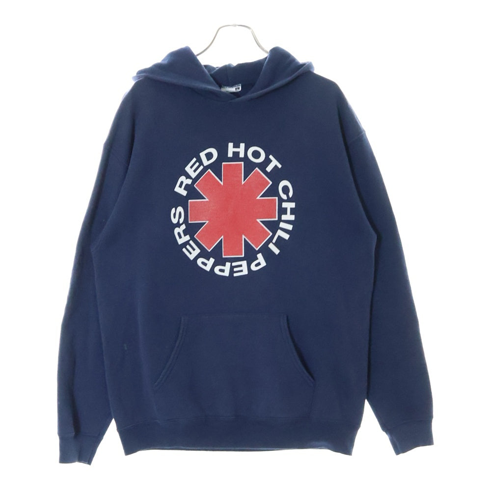 VINTAGE(ヴィンテージ) VINTAGE RED HOT CHILI PEPPERS BY THE WAY ヴィンテージ レッドホットチリペッパーズ 両面プリント スウェット プルオーバーパーカー ネイビー