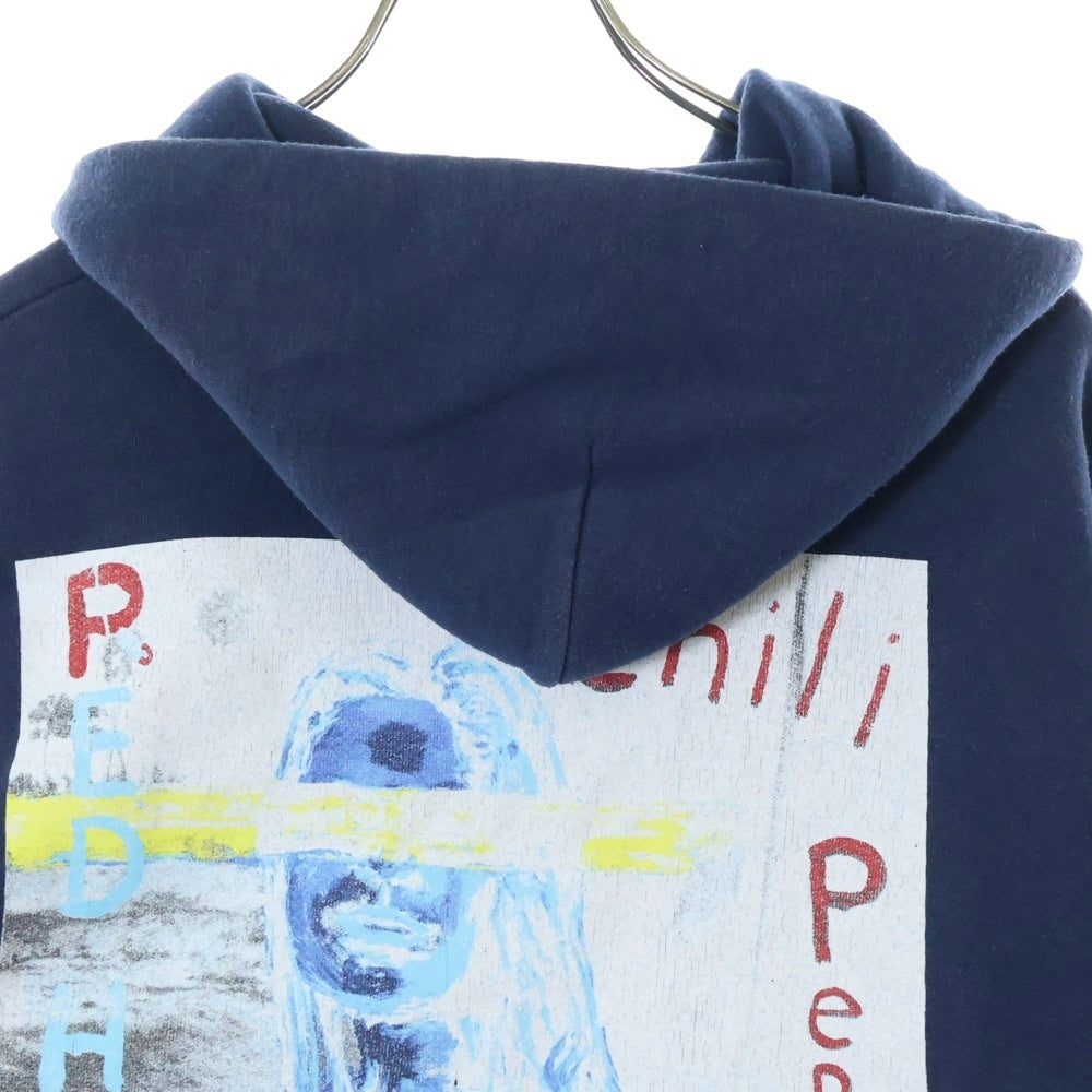 VINTAGE(ヴィンテージ) VINTAGE RED HOT CHILI PEPPERS BY THE WAY ヴィンテージ レッドホットチリペッパーズ 両面プリント スウェット プルオーバーパーカー ネイビー