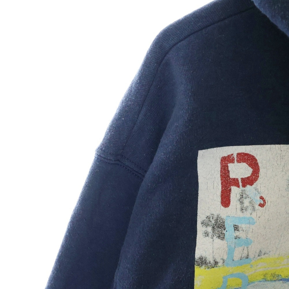 VINTAGE(ヴィンテージ) VINTAGE RED HOT CHILI PEPPERS BY THE WAY ヴィンテージ レッドホットチリペッパーズ 両面プリント スウェット プルオーバーパーカー ネイビー