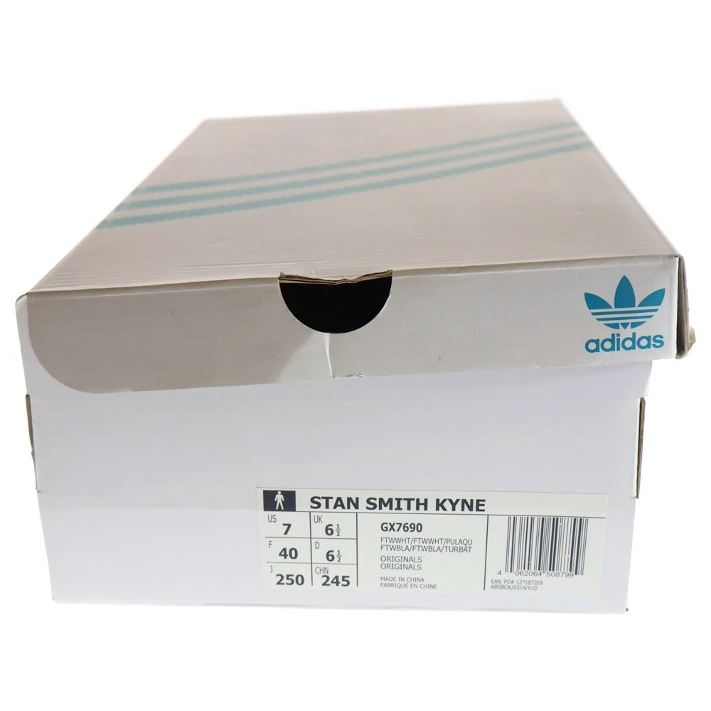 adidas(アディダス) STAN SMITH MITH WHITE BLUE キネ スタンスミス ローカットスニーカー ホワイト US7/25.0cm GX7690