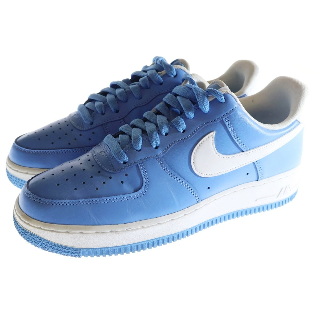 NIKE(ナイキ) AIR FORCE1LOW 07 UNIVERSITY BLUE エアフォース1 07 ローカットスニーカー ユニバーシティ ブルー ホワイト/ブルー US7.5/26cm DC2911-400