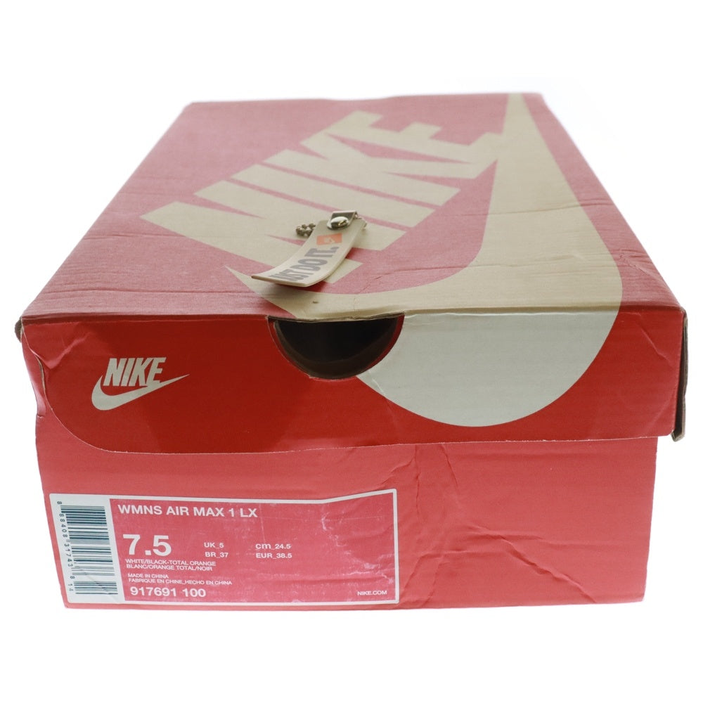 NIKE(ナイキ) WOMEN'S AIR MAX 1 WHITE JUST DO IT COLLECTION ウィメンズ エアマックス1 ローカットスニーカー ホワイト レディース US7.5/24.5cm 917691-100