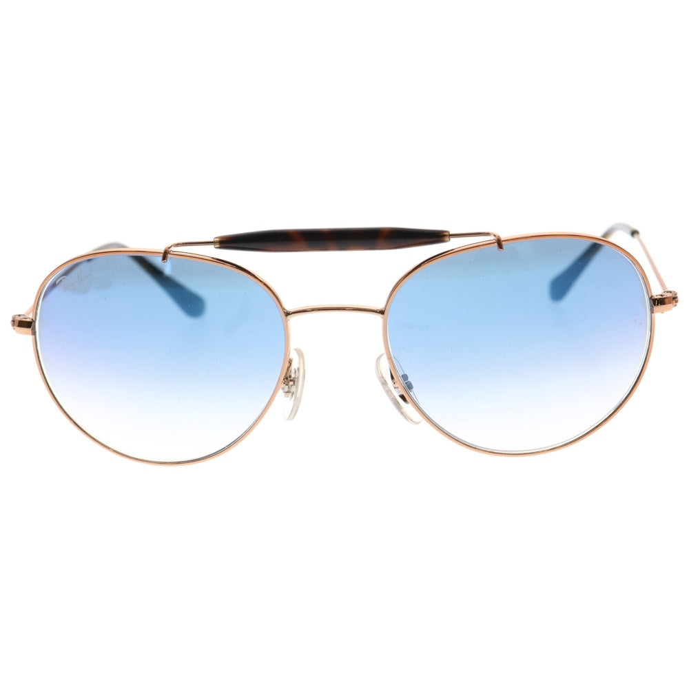 Ray Ban(レイバン) HIGHSTREET ハイストリート ブルーレンズ ダブルブリッジ サングラス アイウェア 眼鏡 ピンク RB3540