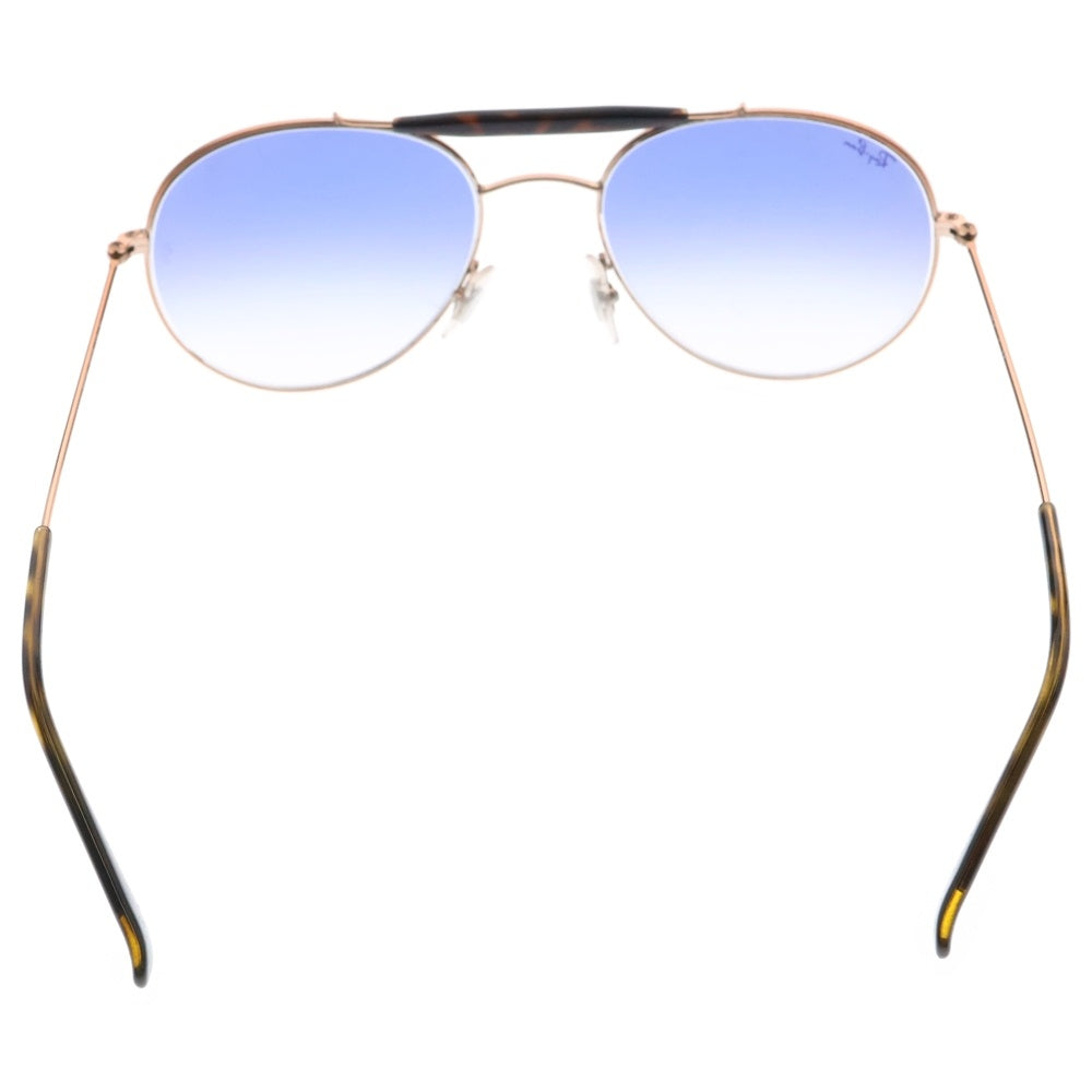 Ray Ban(レイバン) HIGHSTREET ハイストリート ブルーレンズ ダブルブリッジ サングラス アイウェア 眼鏡 ピンク RB3540