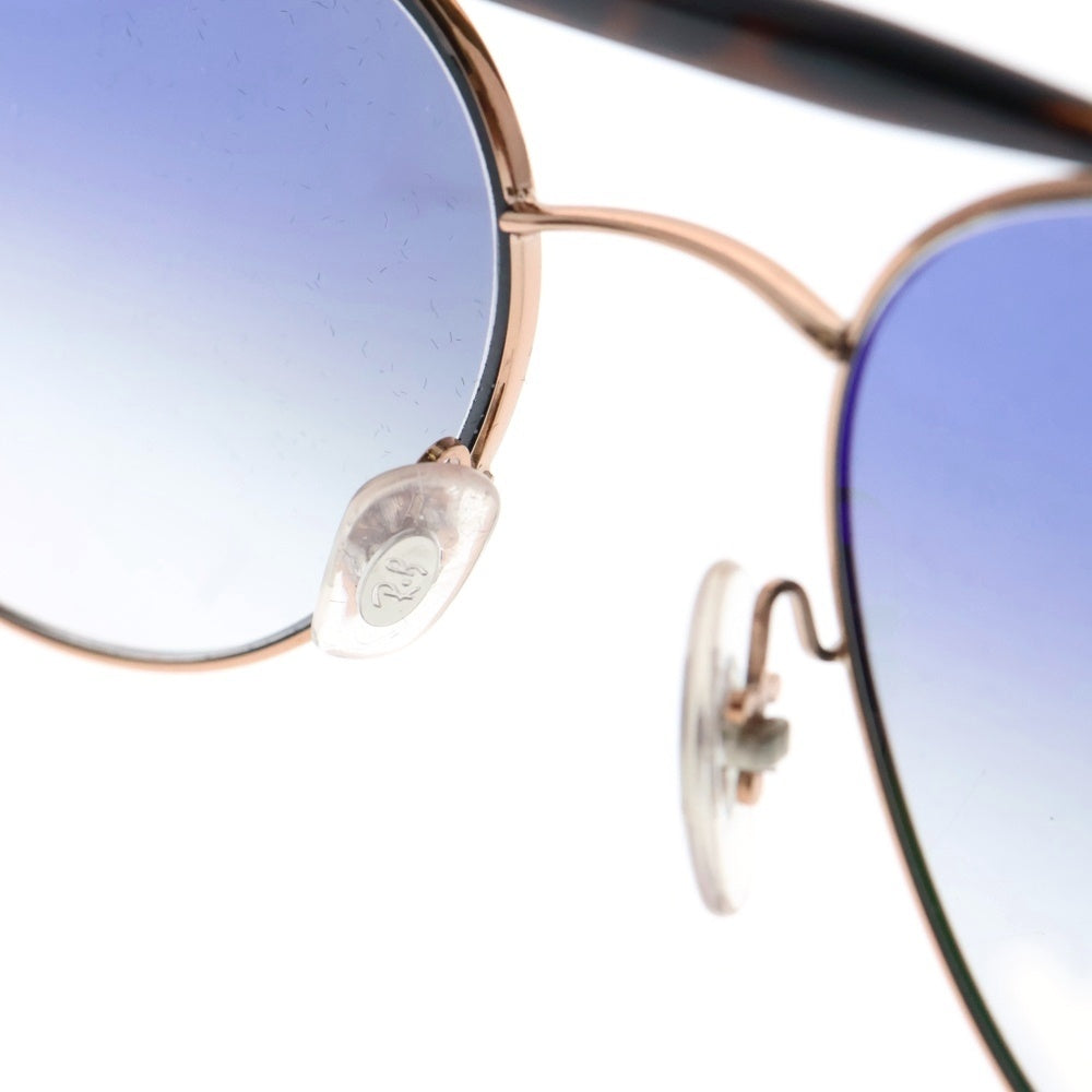 Ray Ban(レイバン) HIGHSTREET ハイストリート ブルーレンズ ダブルブリッジ サングラス アイウェア 眼鏡 ピンク RB3540