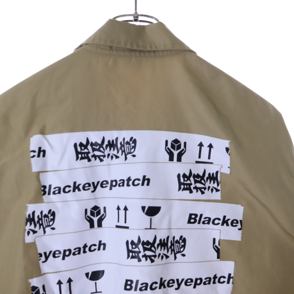 THE BLACK EYE PATCH(ブラックアイパッチ) HANDLE WITH CARE COACH JACKET ハンドル ウィズ ケア コーチ ジャケット ベージュ