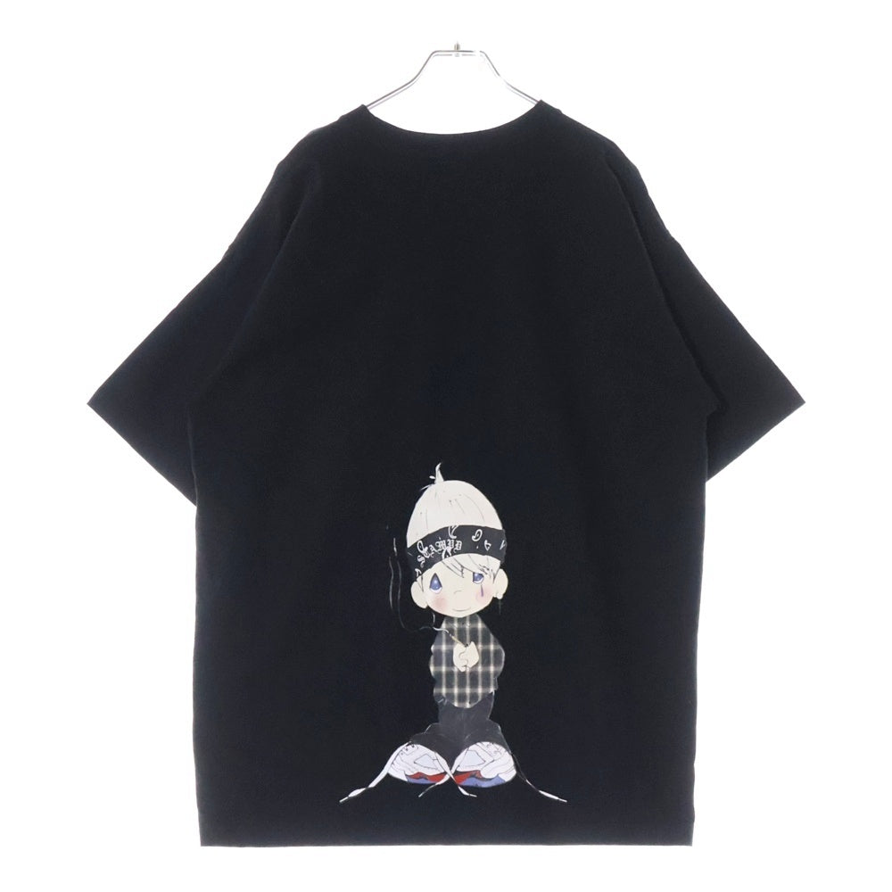 STAMPD(スタンプド) PRECIOUS TEE プレシャス クルーネック半袖プリントTシャツ カットソー ブラック