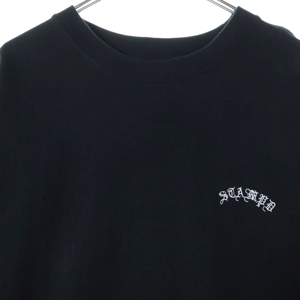 STAMPD(スタンプド) PRECIOUS TEE プレシャス クルーネック半袖プリントTシャツ カットソー ブラック