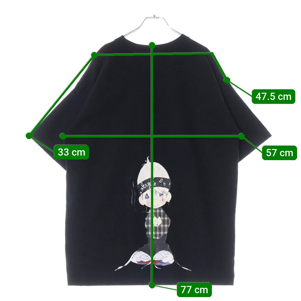 STAMPD(スタンプド) PRECIOUS TEE プレシャス クルーネック半袖プリントTシャツ カットソー ブラック