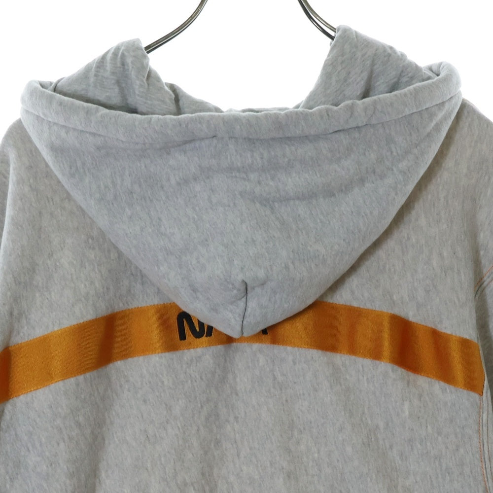 HERON PRESTON(ヘロンプレストン) 18AW ×NASA ナサ プルオーバースウェットパーカー フーディー グレー HMBB004F18603052