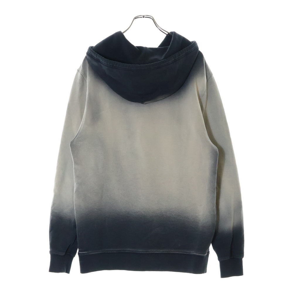 STAMPD(スタンプド) GRADIENT COLOR BIGSIZE HOODIE グラディエント カラー ビッグサイズ フーディー プルオーバースウェットパーカー ネイビー/ライトグレー