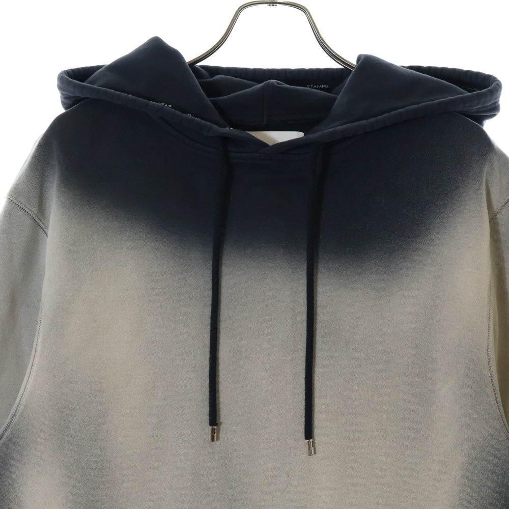 STAMPD(スタンプド) GRADIENT COLOR BIGSIZE HOODIE グラディエント カラー ビッグサイズ フーディー プルオーバースウェットパーカー ネイビー/ライトグレー