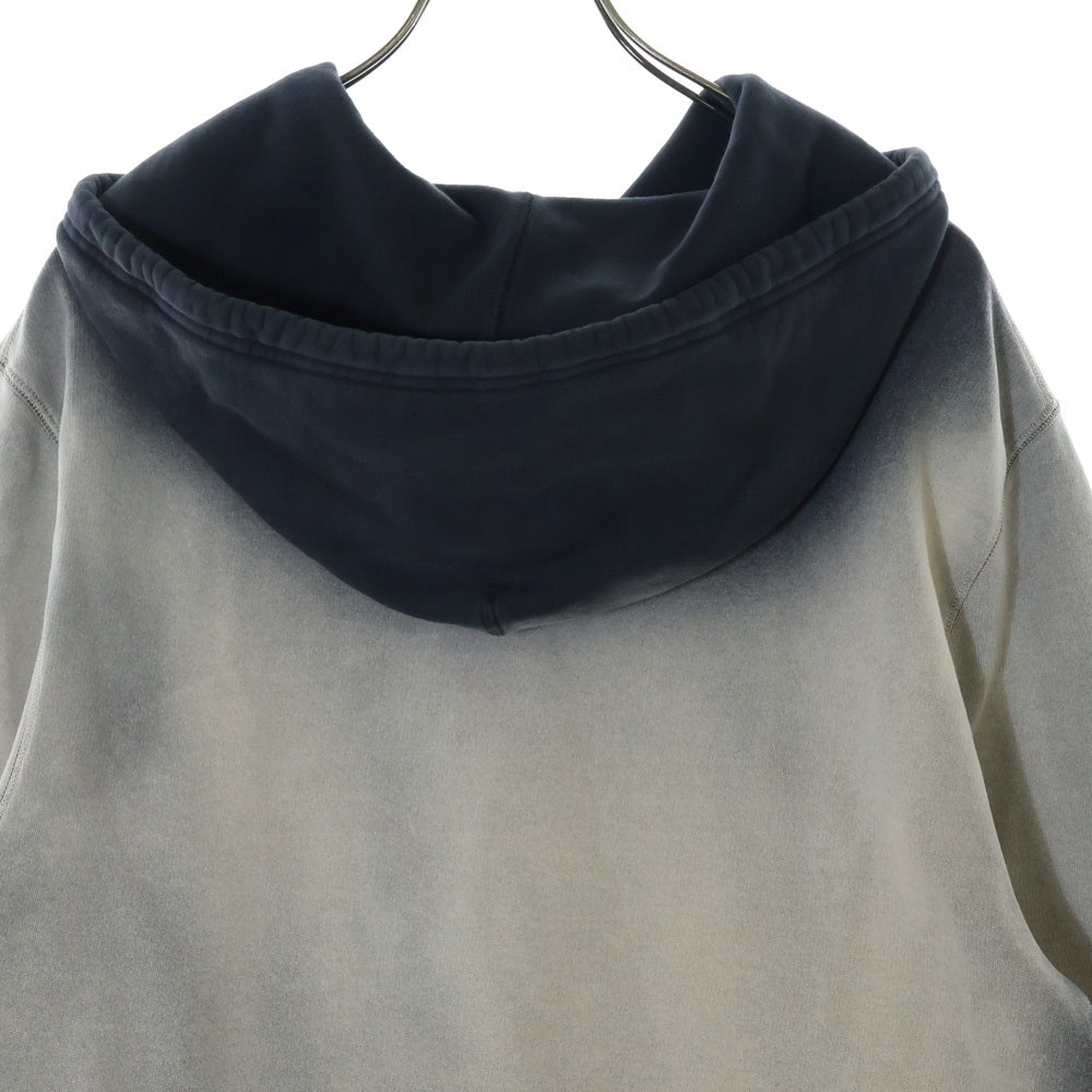 STAMPD(スタンプド) GRADIENT COLOR BIGSIZE HOODIE グラディエント カラー ビッグサイズ フーディー プルオーバースウェットパーカー ネイビー/ライトグレー