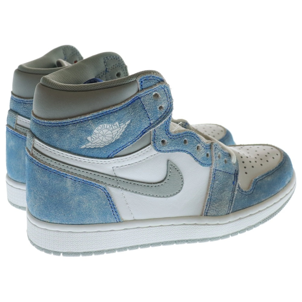 NIKE(ナイキ) AIR JORDAN 1 HIGH OG HYPER ROYAL エアジョーダン1 ハイパーロイヤル ハイカットスニーカー レディース ホワイト/ブルー US6.5/24.5cm 555088-402