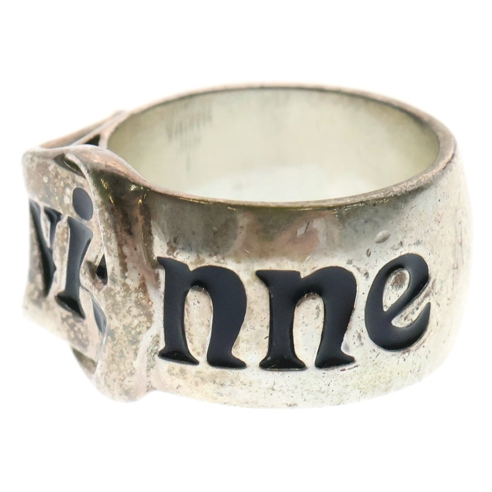 Vivienne Westwood(ヴィヴィアンウエストウッド) BELT RING ベルトモチーフ ロゴ刻印 リング 指輪 シルバー