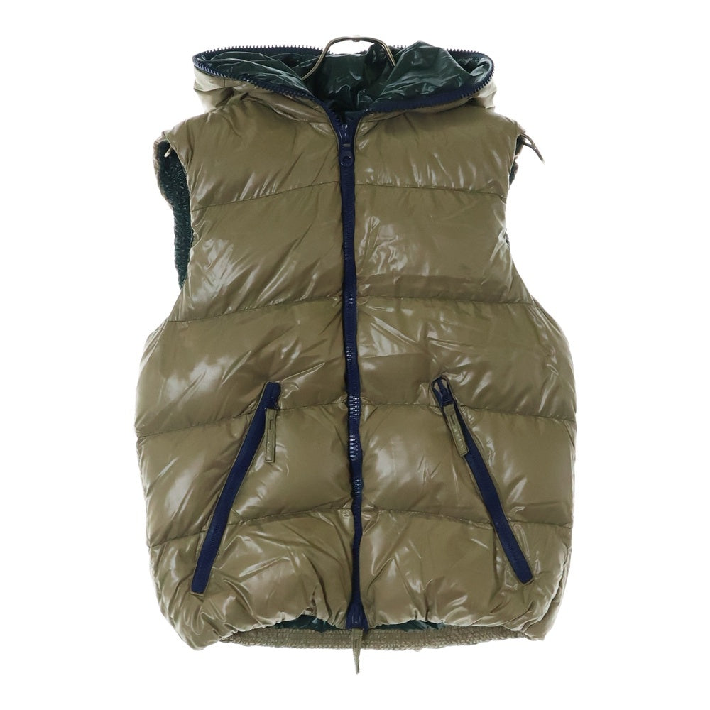 DUVETICA(デュベティカ) ARISTEO DOWN VEST アリステオ ナイロン フーデット ダウンベスト ベージュ U.2260.00-1035R