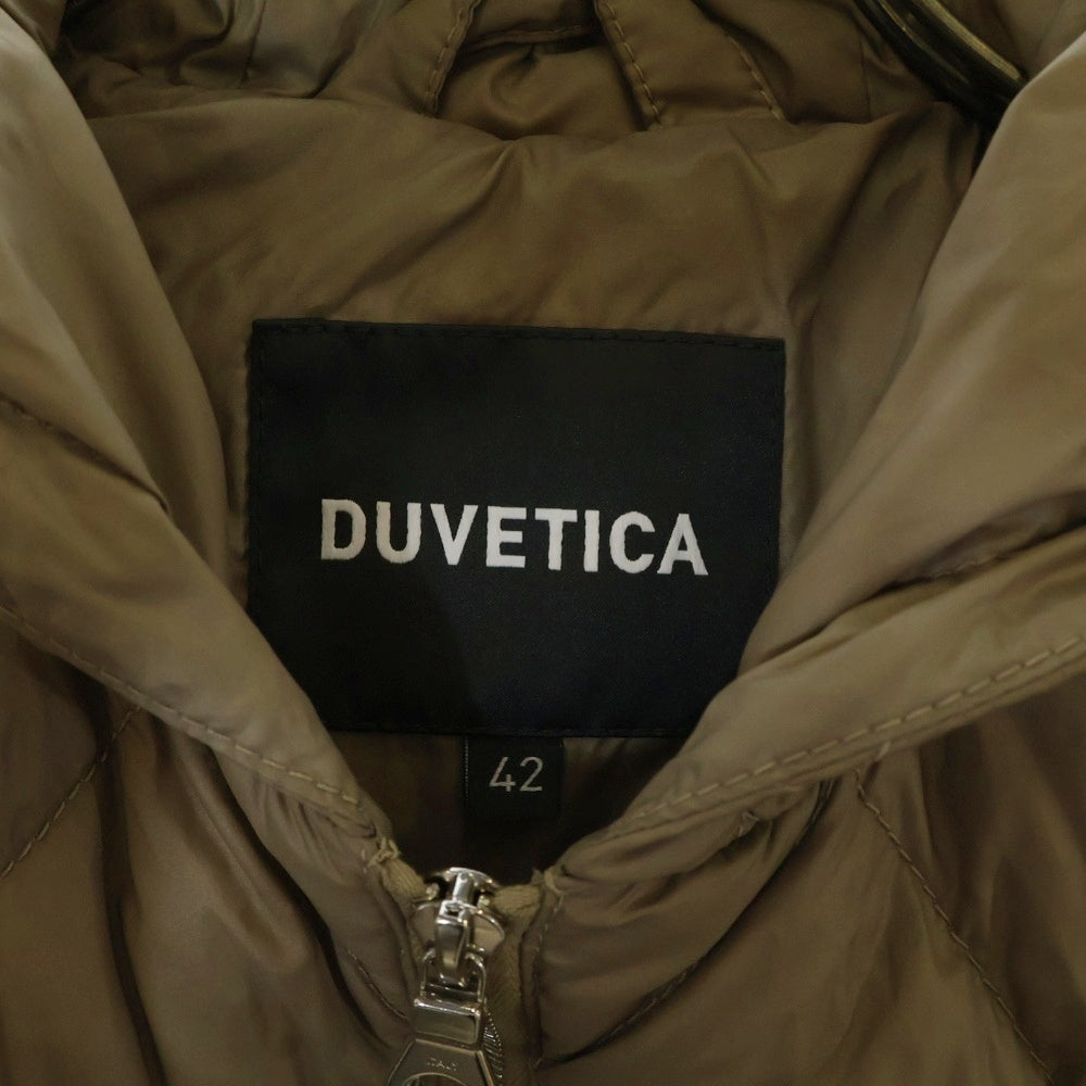 DUVETICA(デュベティカ) AYLEN アイレン ナイロン フーデット ダウンジャケット コート ベージュ