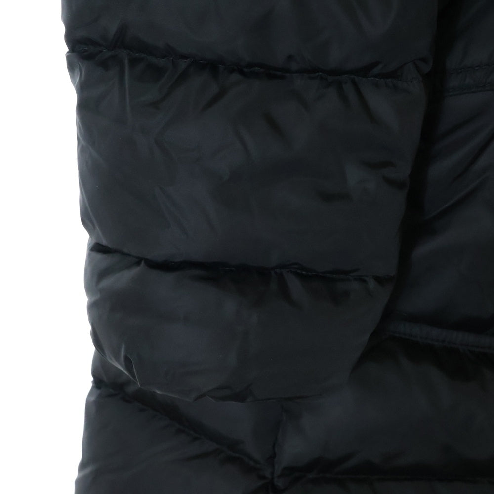 MONCLER(モンクレール) 15AW GENEVRIETTE ジュヌブリエッテ ファーフード ナイロン ジップアップ ダウンジャケット コート レディース A20934982025 ブラック