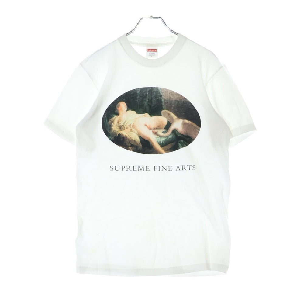 SUPREME(シュプリーム) 19SS Leda And The Swan Tee レダ アンド スワン クルーネック カットソー 半袖Tシャツ ホワイト