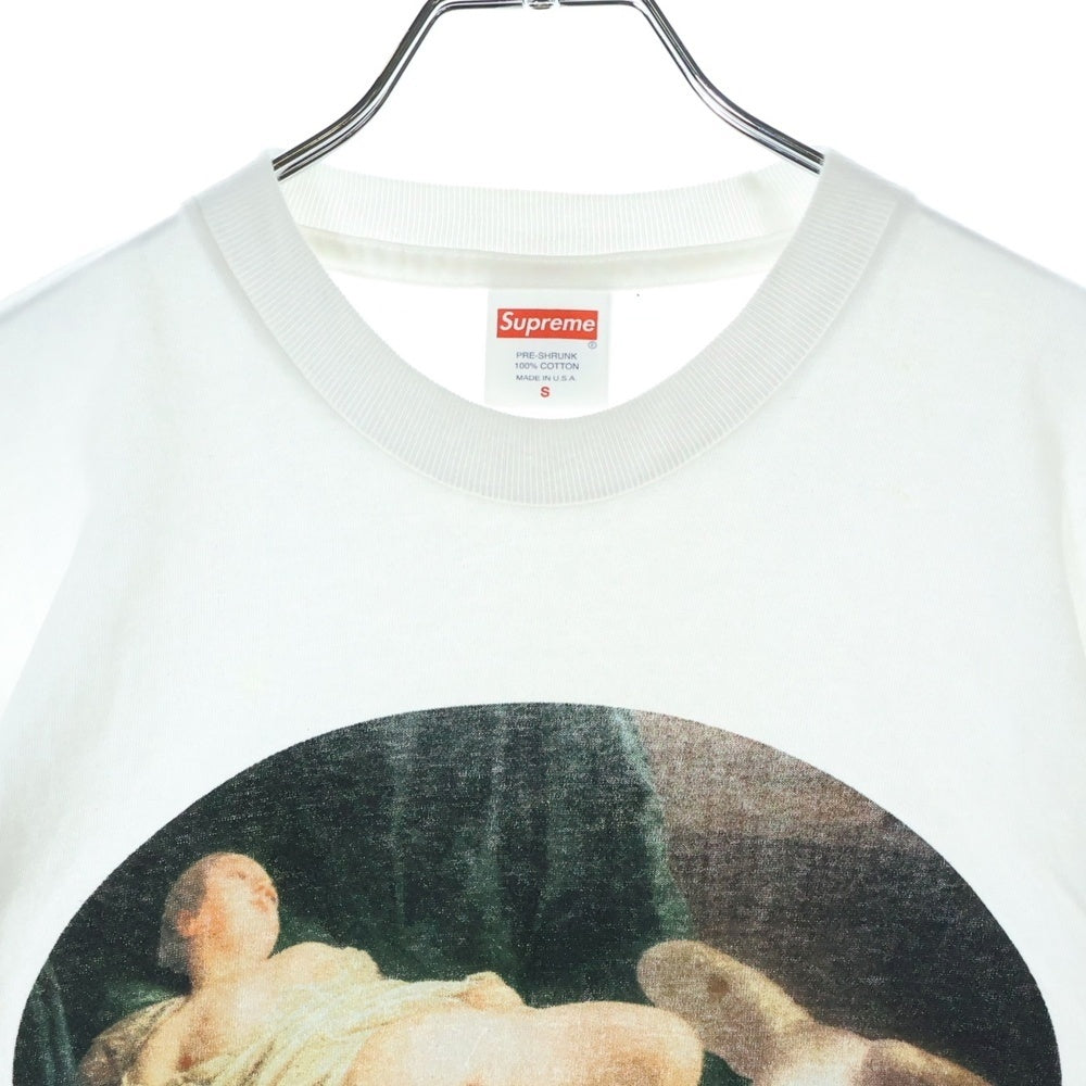 SUPREME(シュプリーム) 19SS Leda And The Swan Tee レダ アンド スワン クルーネック カットソー 半袖Tシャツ ホワイト