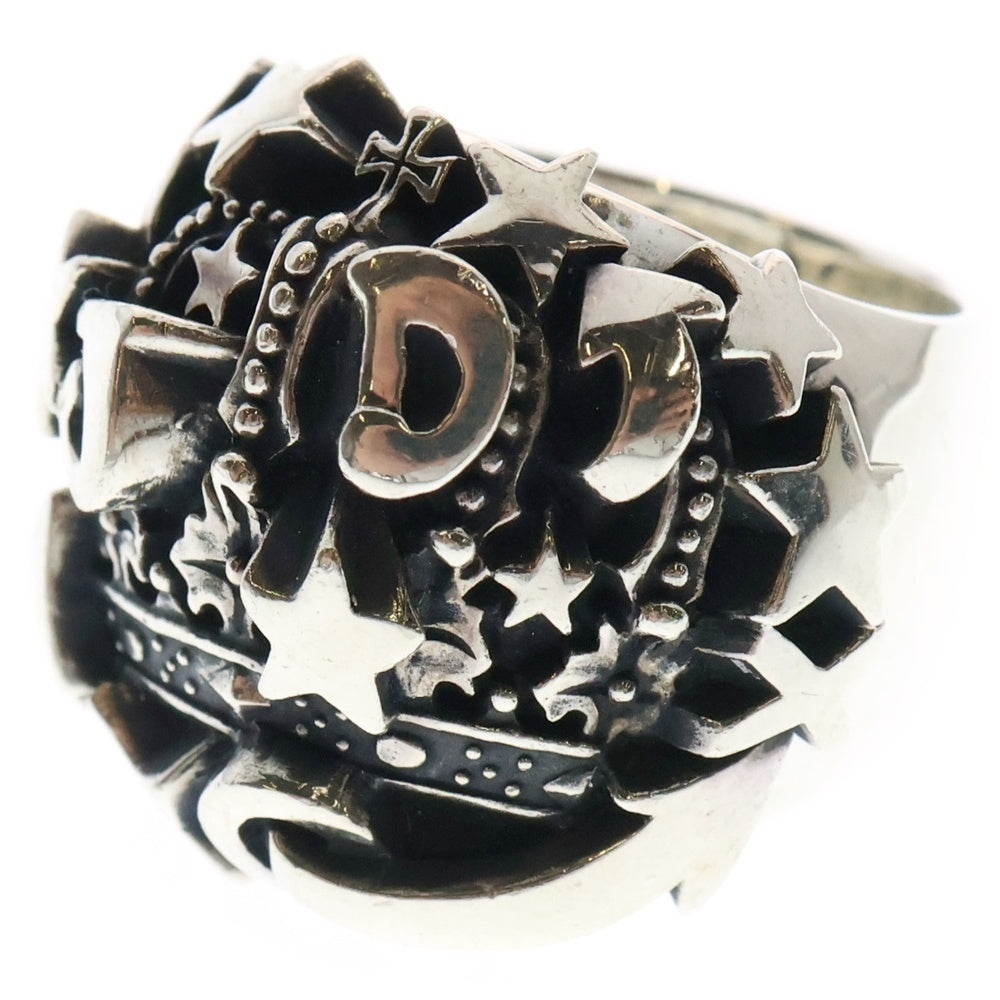 Justin Davis(ジャスティンデイヴィス) ROX STAR ロックスター ミックスアイコンポットリング 指輪 シルバー