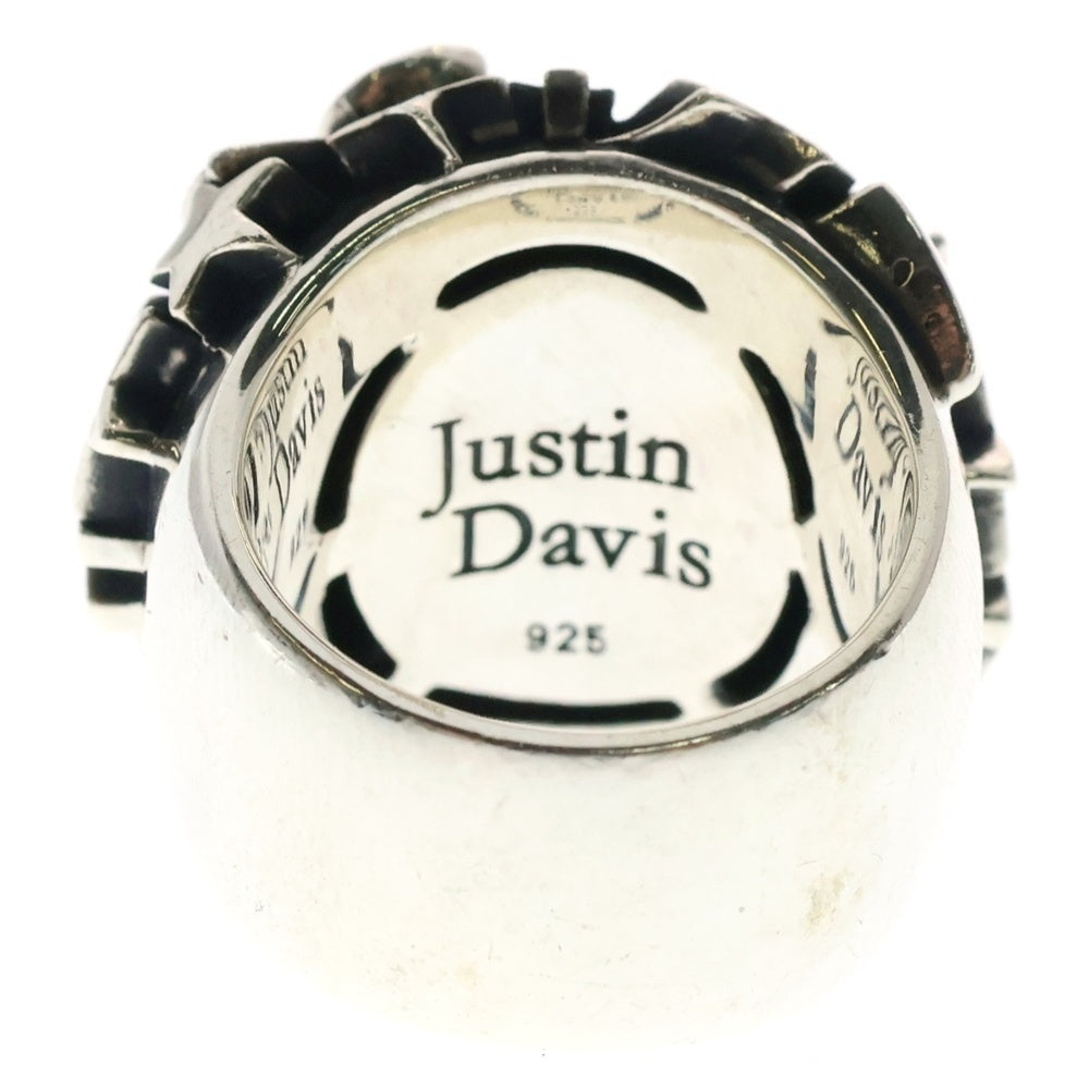 Justin Davis(ジャスティンデイヴィス) ROX STAR ロックスター ミックスアイコンポットリング 指輪 シルバー