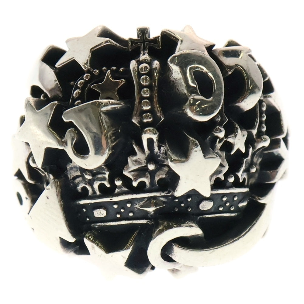 Justin Davis(ジャスティンデイヴィス) ROX STAR ロックスター ミックスアイコンポットリング 指輪 シルバー