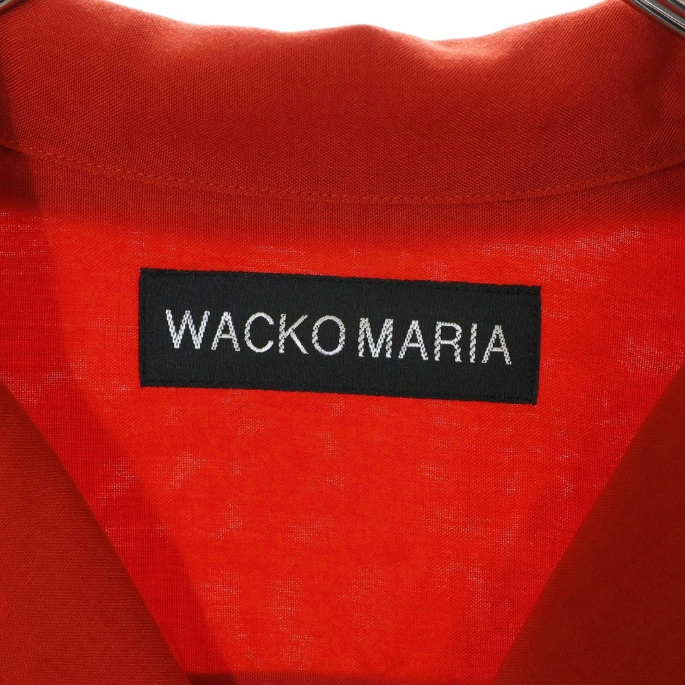 WACKO MARIA(ワコマリア) 25SS 50'S SHIRT L/S TYPE-2 フィフティーズ オープンカラーシャツ ロングスリーブ レッド 25SS-WMS-OC09