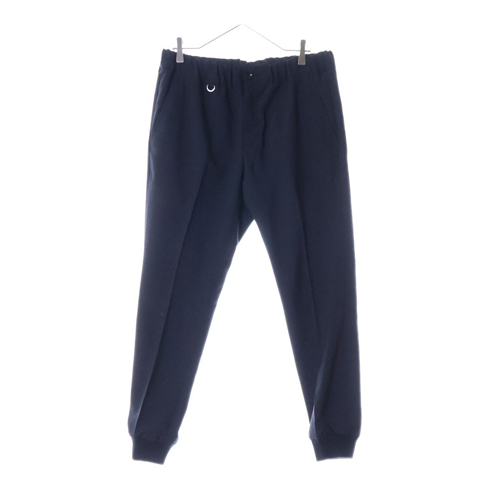 SOPHNET.(ソフネット) 24AW STRETCH WOVEN CLOTH SLIM FIT RIBBED PANTS ストレッチ ウーブン クロス スリム フィット リブド パンツ ブラック SOPH-242030