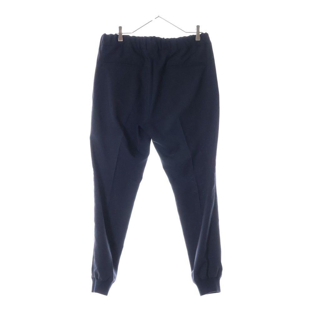 SOPHNET.(ソフネット) 24AW STRETCH WOVEN CLOTH SLIM FIT RIBBED PANTS ストレッチ ウーブン クロス スリム フィット リブド パンツ ブラック SOPH-242030