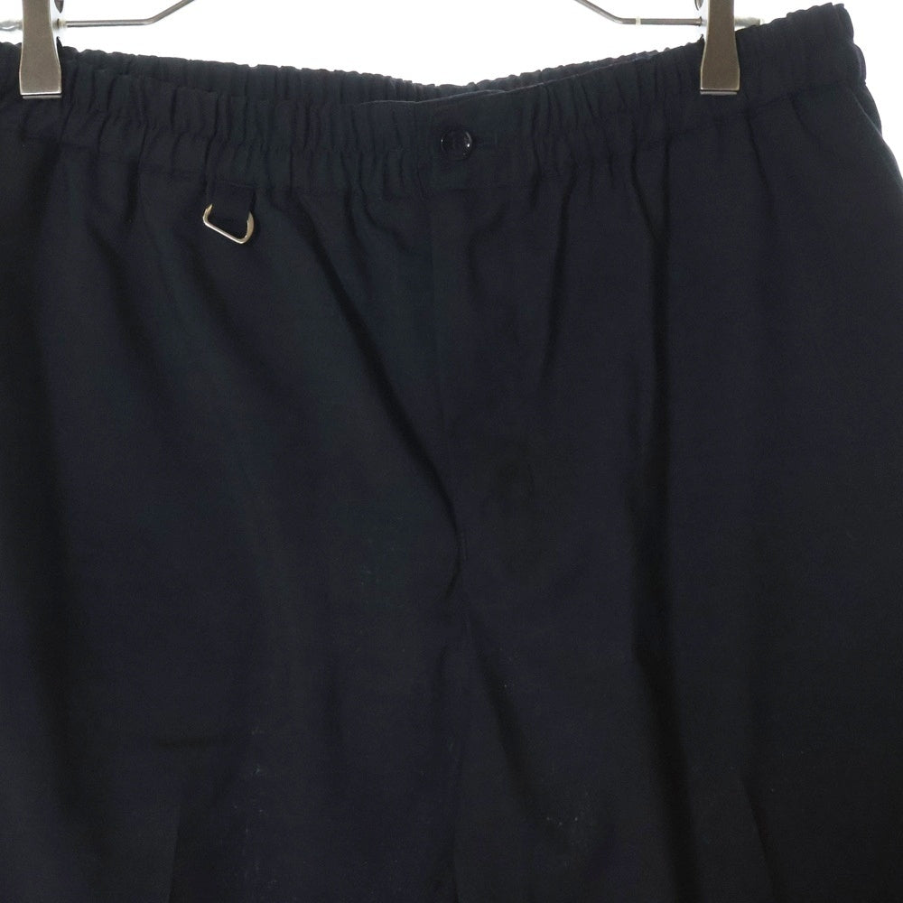 SOPHNET.(ソフネット) 24SS SUMMER STRETCH WOOL TAPERED EASY PANTS サマー ストレッチ ウール テーパード イージー パンツ ブラック SOPH-240011