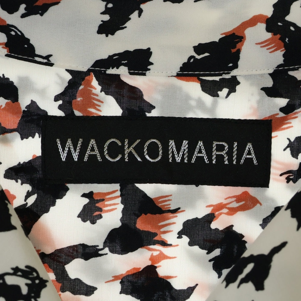 WACKO MARIA(ワコマリア) 25SS HAWAIIAN SHIRT S/S TYPE-1 ハワイアン オープンカラーシャツ ショートスリーブ ホワイト 25SS-WMS-HI01