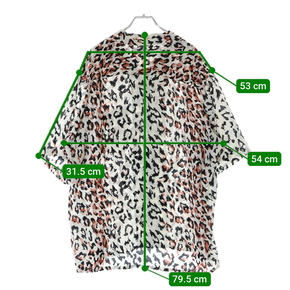 WACKO MARIA(ワコマリア) 25SS HAWAIIAN SHIRT S/S TYPE-1 ハワイアン オープンカラーシャツ ショートスリーブ ホワイト 25SS-WMS-HI01