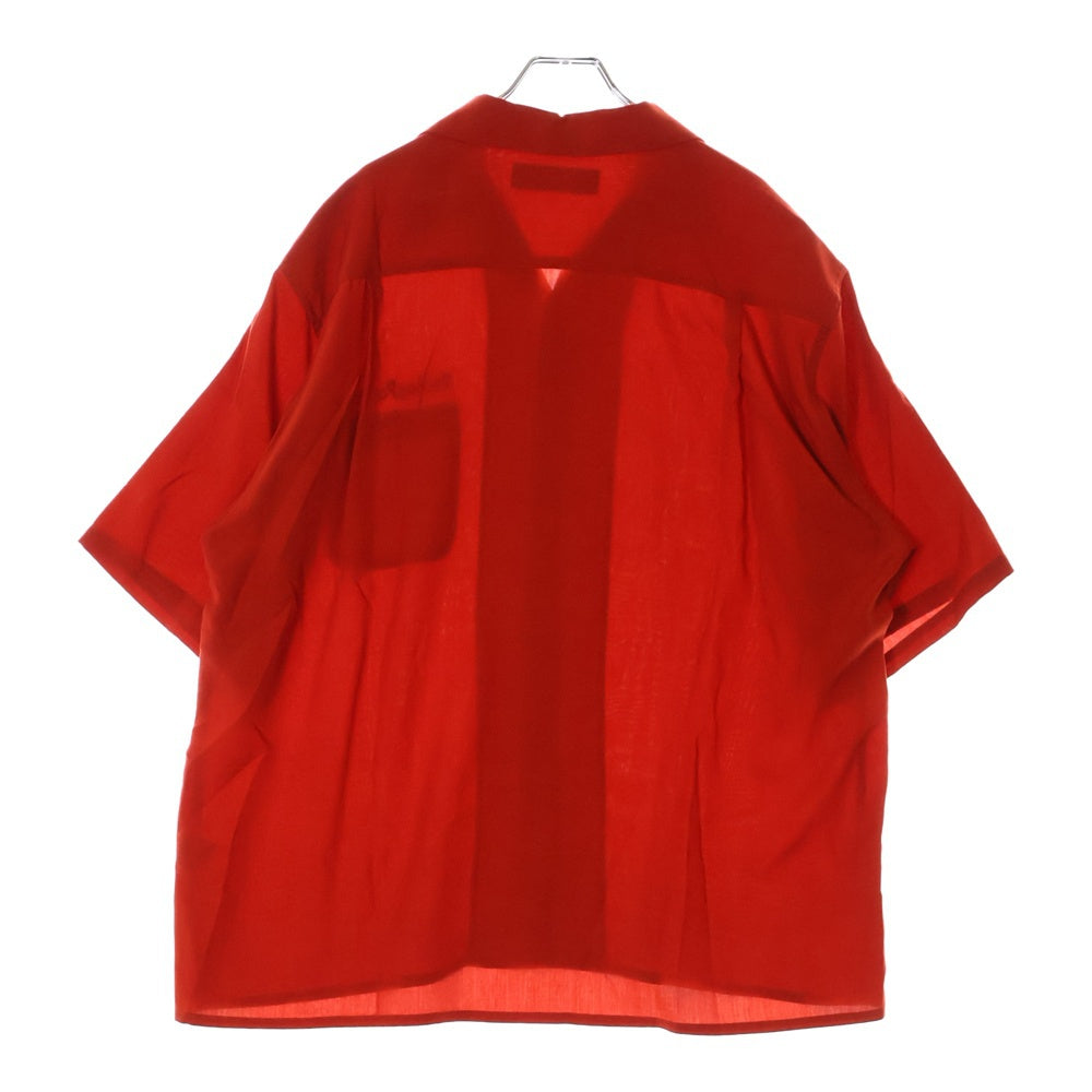 WACKO MARIA(ワコマリア) 25SS 50'S SHIRT S/S TYPE-2 フィフティーズ オープンカラーシャツ ショートスリーブ レッド 25SS-WMS-OC06