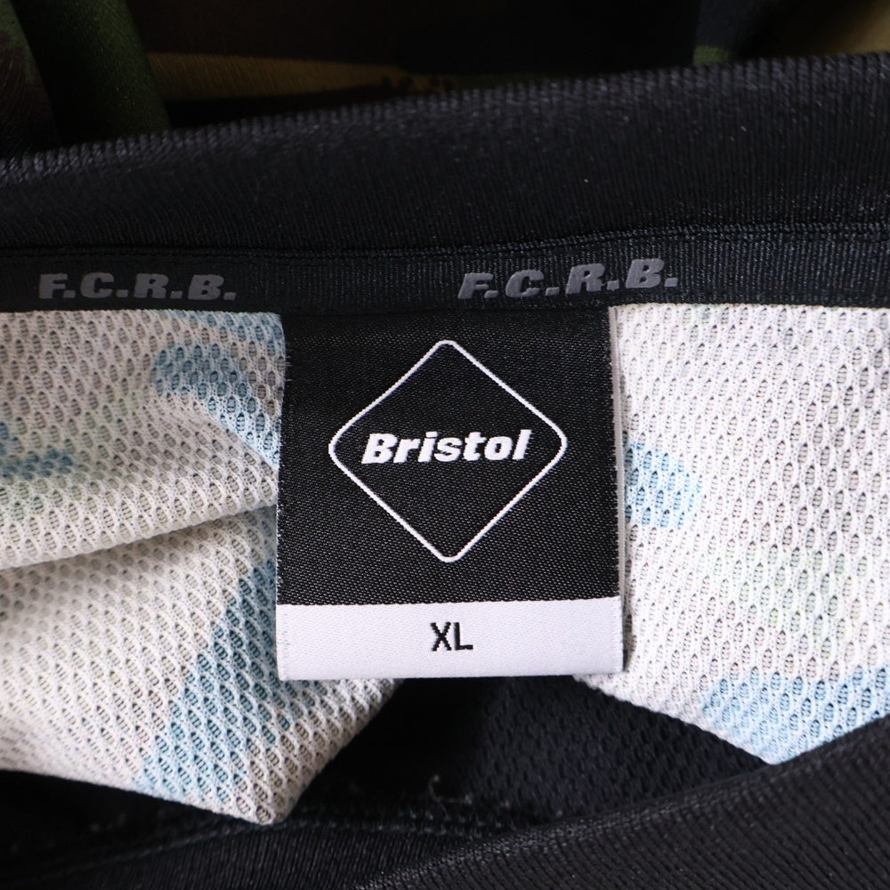 F.C.R.B./F.C.Real Bristol/FCRB(エフシーアールビー/エフシーレアルブリストル) 22SS S/S PRE MATCH TOP TEE ショートスリーブ プレ マッチ トップ カモ柄 クルーネック半袖Tシャツ カットソー マルチカラー FCRB-220049