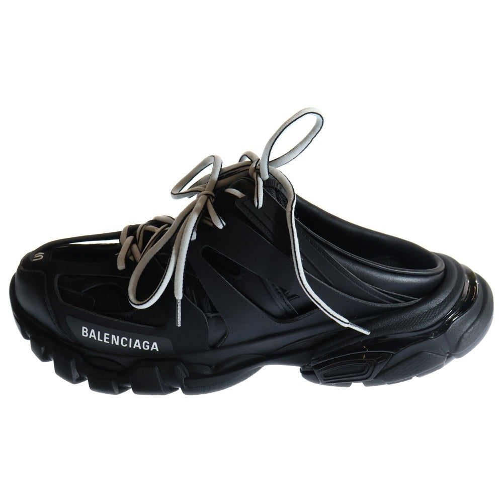BALENCIAGA(バレンシアガ) TRACK MULE トラック ミュール ダブルレース メッシュ切替 サンダル シューズ ブラック 653814